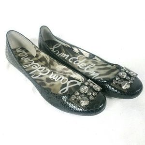 Sam Edelman Flats with Jewel Detailing